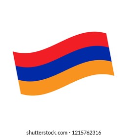Vector state flag of Armenia illustration