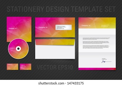 Vector stationary design template