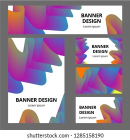 Vector stationary mockup set of realistic office objects with abstract design brand identity. White stationery set items for brand identity and logo presentation