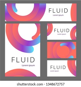 Vector stationary mockup set of realistic office objects with abstract design brand identity. White stationery set items for brand identity and logo presentation