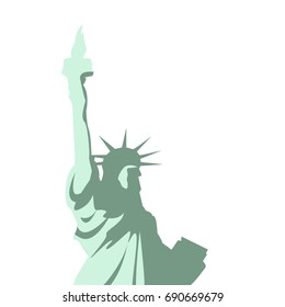 Vector statue of Liberty design, illustrations