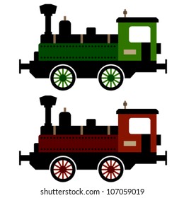 locomotora vectorial de tracción de vapor