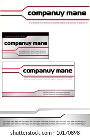 Vector steel business stationery set 11. To see similar, please visit my gallery.