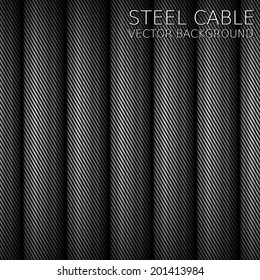 vector steel cable abstract background