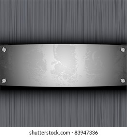 vector steel plate for your design