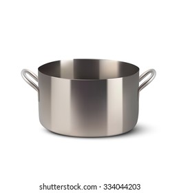 vector steel pot