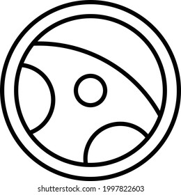 Vektor Lenkrad-Fahrspiele Sportsymbol