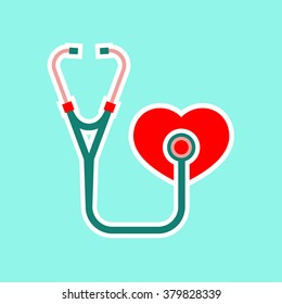 Vector Stethoscope Image