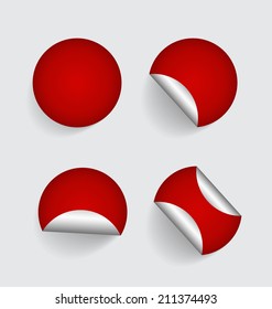Vector sticker.