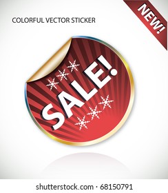 Vector sticker
