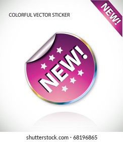Vector sticker