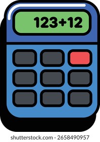 Etiqueta engomada del Vector Oficina del icono de Emoji