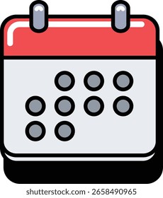 Etiqueta engomada del Vector Oficina del icono de Emoji