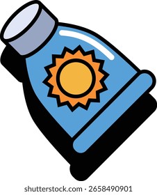 Vector Sticker Emoji Icon Summer