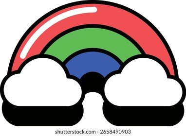Vektor Aufkleber Emoji Symbol Sommer