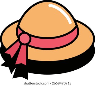 Vetor Adesivo Ícone Emoji Verão