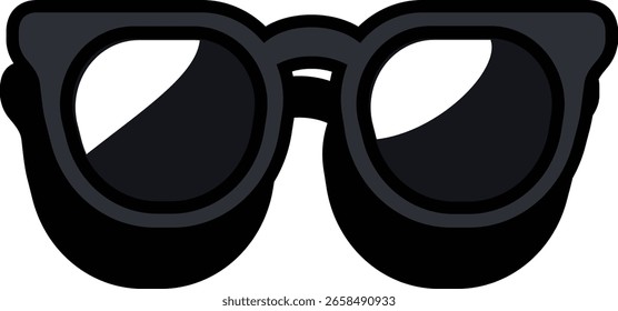 Etiqueta engomada del Vector Emoji Icon Summer