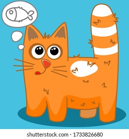 vector sticker fun smile drawing happy funny pet kitten art catcharacte ranimal cute cartoon illustration