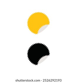 A vector sticker isolated on white background