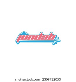 Vector sticker Logo Y2k style, streetwear, Islamic for fashion 