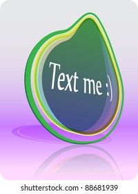 vector sticker with shadows and frame.
