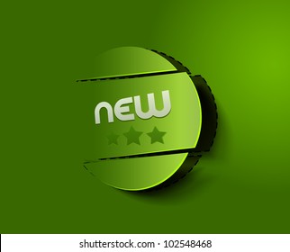 vector sticker for text design use