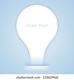 Vector sticker. Transparent shadow easy replace background. Eps 10