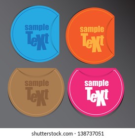 Vector stickers