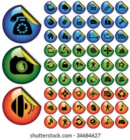 Vector stickers