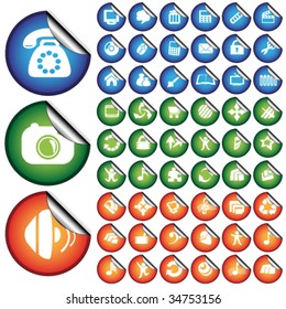 Vector stickers