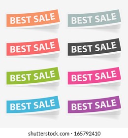 Vector stickers best sale. Design elements.