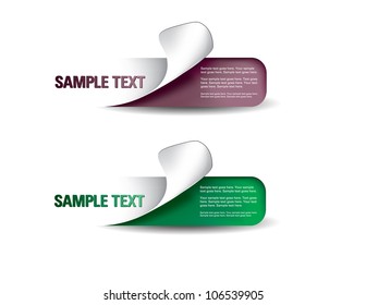 Vector stickers. Eps10 Format.