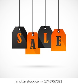 Vector stickers, price tag, banner, label. Coupon sale, offers and promotions vector template. 