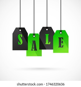 Vector stickers, price tag, banner, label. Coupon sale, offers and promotions vector template.