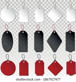 Vector stickers, price tag, banner, label. Sale coupon, offers and promotions template. Sale icons set.