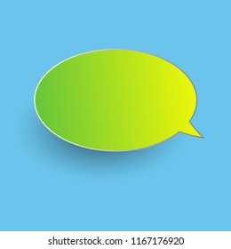 Vector of stickers of speech bubbles. Blank empty speech bubbles