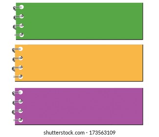 vector sticky notes, transparent shadows