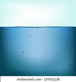 Vector Still Water Background