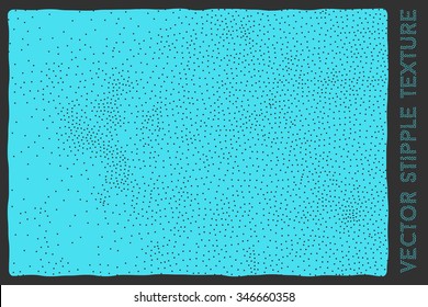 Vector Stipple Halftone Grunge Texture - High Detailed Surface Texture from Little Dots - Vector Illustration 
