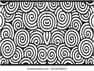 vector stock black and white swirl background

