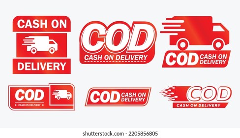 Vector Stock COD Cash On Delivery Element Design Full Vector Hight Resolution For Product Branding Design