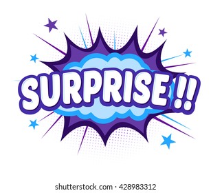 Vector stock of comic explosion, bang and boom, surprise word
