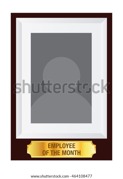 Vector stock of employee of the month award\
photo frame template