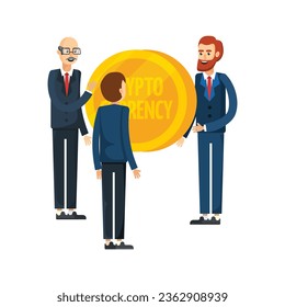 intercambio de valores vectorial conjunto de iconos isométricos con diferentes gráficos gráficos elementos financieros tecnología en ilustración de comercio