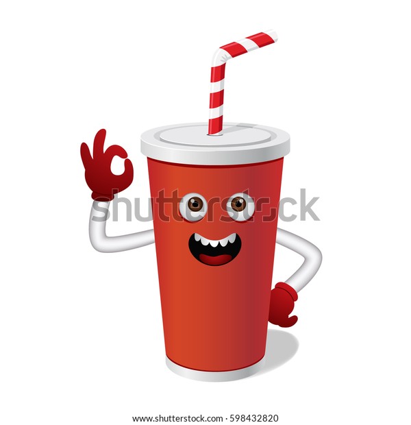 Vector Stock Funny Cola Soda Cartoon Stock Vector (Royalty Free ...