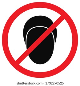 Vector stock icon that prohibits being with an open face, without a medical mask. Concept of prevention of the spread of coronavirus (COVID-19). Face of a red crossed out circle on white