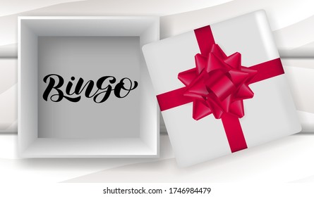 Ilustración de material vectorial. Grabado de brochas de bingo para banners