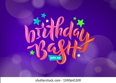 Imagenes Fotos De Stock Y Vectores Sobre Birthday Bash Shutterstock
