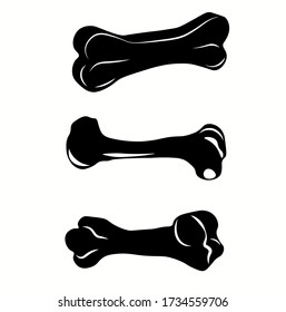 Vector stock illustration of dog food symbol flat vector . Isolated on a white background.
