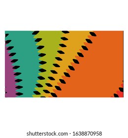 Vector stock illustration of psychedelic rainbow background for networks, social media, websites. LGBT pattern, cute and colorful. Cartoon style art.